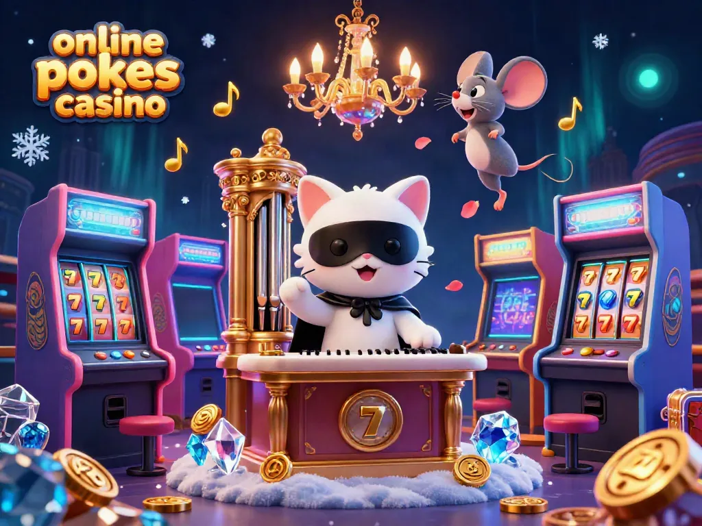 Experience the thrill of winning at an online pokies casino with engaging characters and vibrant gaming elements.