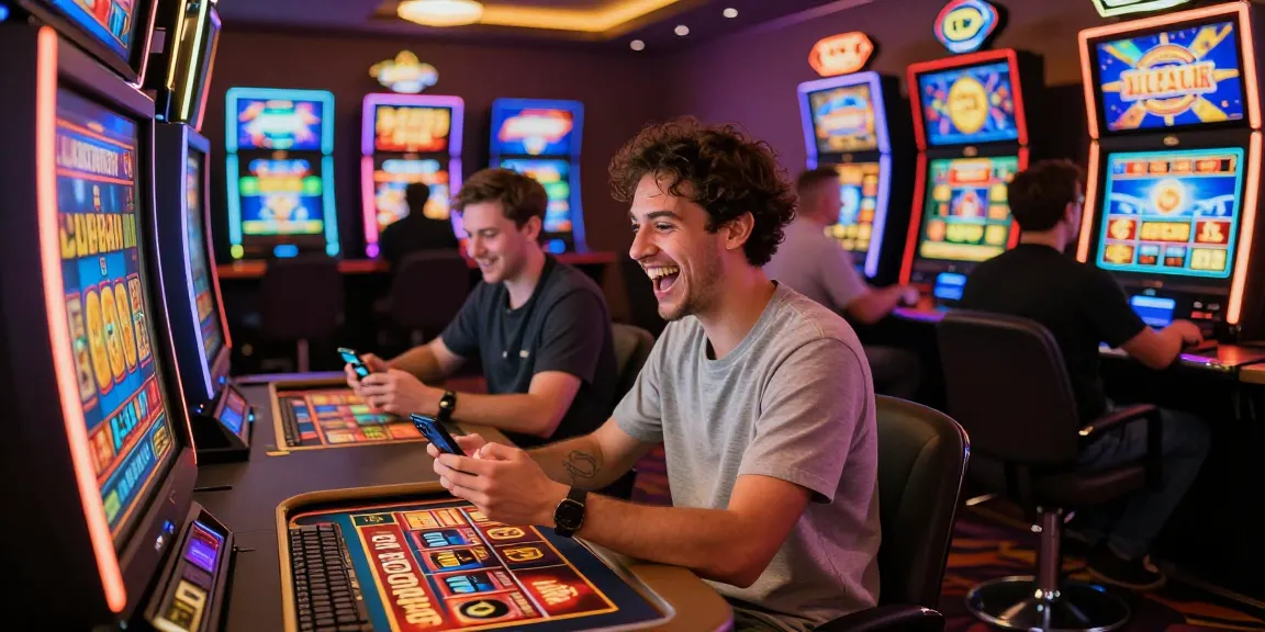 Excited players at https://chps.org.uk enjoying credit card casinos in a vibrant online gaming environment.