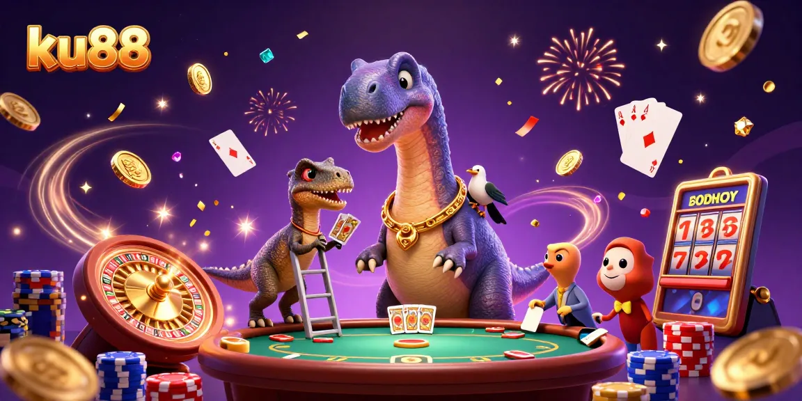 ku88 delivers an exhilarating casino experience featuring fun characters and vibrant gaming elements.